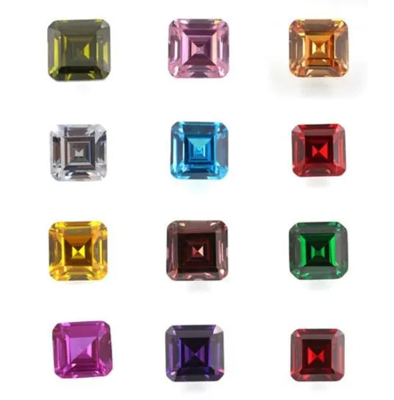 8.0Ct Loose Gem Jewelry Cubic Zirconia Stone Jewelry Making Gemstone AAAA Grade VVS Size 10Mm/1Pcs - WORLD TIME VISITS
