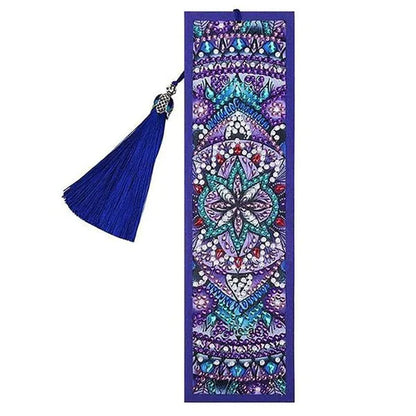 5D Diamond Bookmark Kits DIY Special Shaped Painting Bookmark with Tassel Craft Supplies