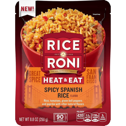 Heat Eat Spanish Rice Oz Packet, 8.8 Ounce - WORLD TIME VISITS