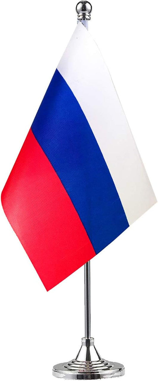 Russia Flag Russian Flag Table Flag,Desk Flag,Office Flag,International World Country Flags Banners,Festival Events Celebration,Office Decoration,Desk,Home Decoration