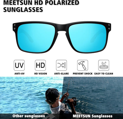 Polarized Sunglasses for Men Women Sports Driving Fishing Glasses UV400 Protection