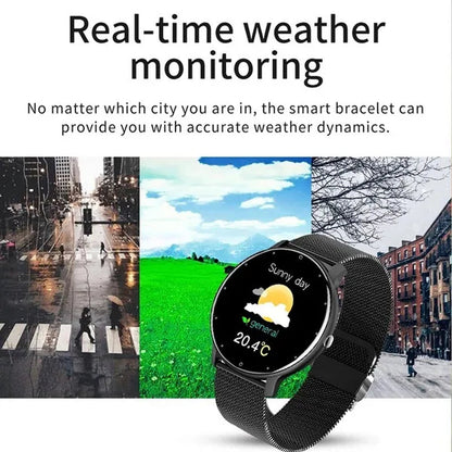 LIGE Smart Watch Women Full Touch Screen Sport Fitness Watch IP67 Waterproof Bluetooth For Android ios smartwatch Men