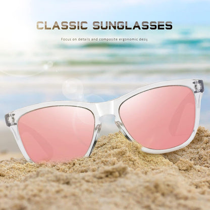 Sunglasses Womens Polarized Sunglasses for Women Trendy Designer Mirrored Sunglasses UV400 Protection Sun Glasses