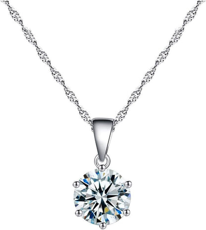 Clearance Deals Fahion Women Charm Bridal Engagement Crystal Rhinestone Snowflake Pendant Necklace Jewelry Gift by (A)