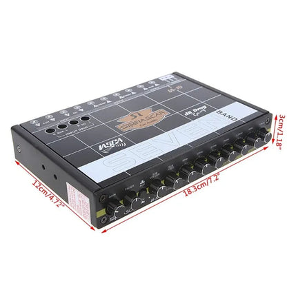 Car Audio 7 Band Equalizer Modified Car EQ Equalizer Class Fever Audio Car Tuner ENC - WORLD TIME VISITS