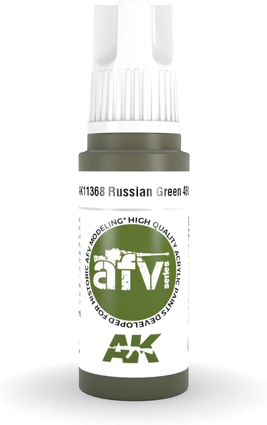 AK Acrylics 3Gen AFV AK11368 Russian Green 4BO (17Ml) - WORLD TIME VISITS