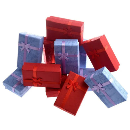12PCS Luxury Gift Boxes Box for Pendant Bracelet Earring Necklace Ring
