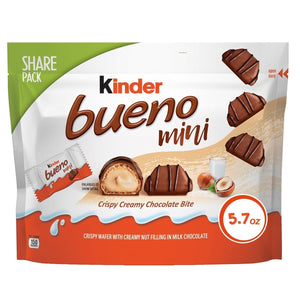 Mini, Milk Chocolate and Hazelnut Cream, Individually Wrapped Chocolate Bars, Share Size, 5.7 Oz
