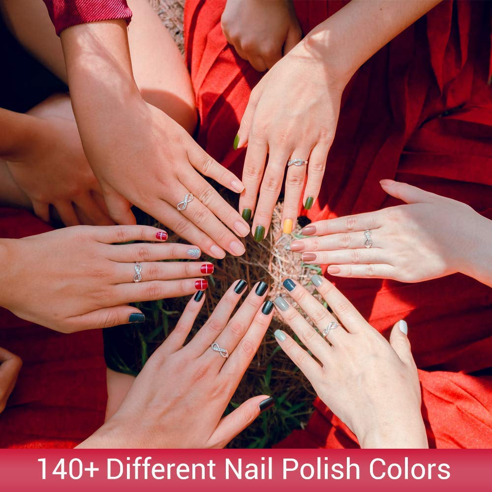 Natural Nail Polish-Non-Toxic Nail Art, Vegan and Cruelty-Free Nail Paint (Beachy Chic)