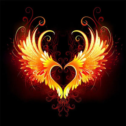 DIY 5D Diamond Painting Heart Full Drill with Number Kits Home Decor Wall Painting the Gift Arts and Crafts for Adults,Teenagers,The Old
