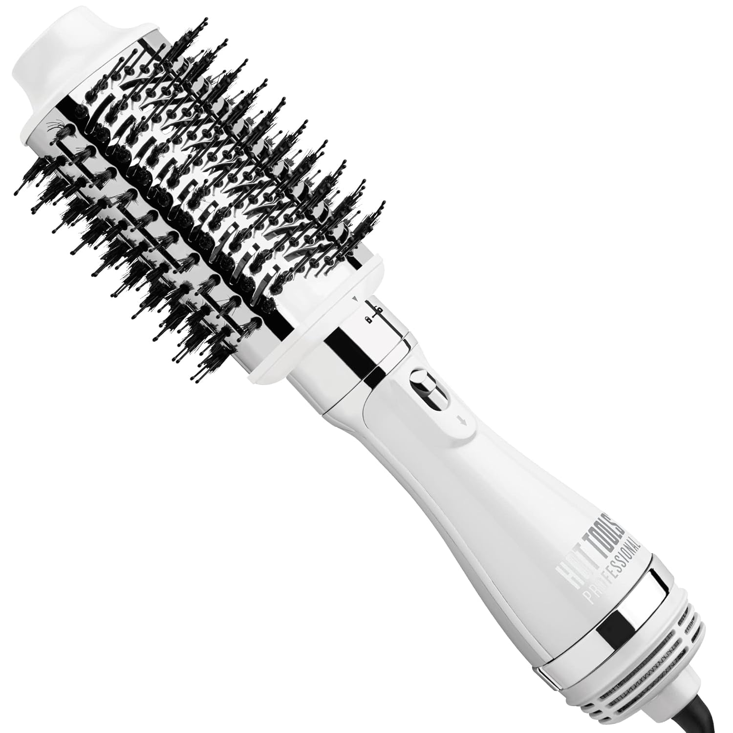 Pro Artist White Gold Detachable One Step Volumizer and Hair Dryer - WORLD TIME VISITS