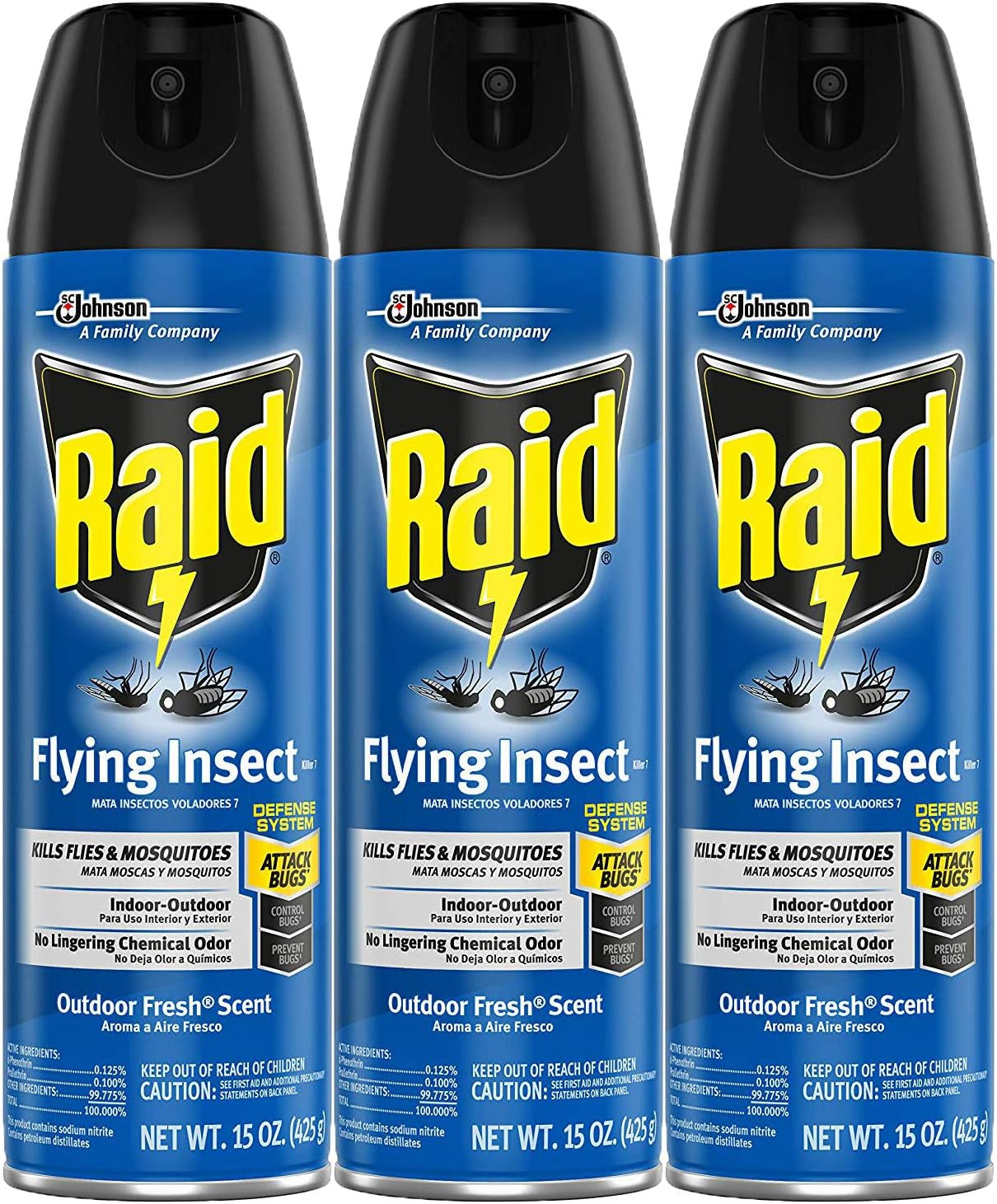 Flying Insect Killer, 15 Ounce (Pack of 3) - WORLD TIME VISITS