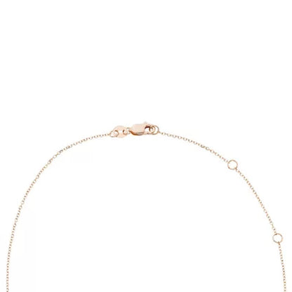 Rhodolite Garnet and 0.085 CT. T.W. Diamond Pendant in 14K Rose Gold