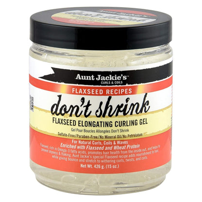 Flaxseed Recipes Don'T Shrink Elongating Hair Curling Gel for Natural Curls, Coils and Waves, Helps Prevent Dryness and Flaking, 15 Oz - WORLD TIME VISITS