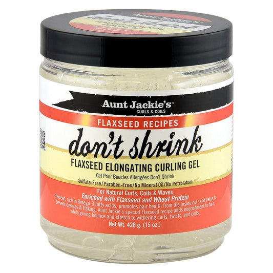 Flaxseed Recipes Don'T Shrink Elongating Hair Curling Gel for Natural Curls, Coils and Waves, Helps Prevent Dryness and Flaking, 15 Oz - WORLD TIME VISITS