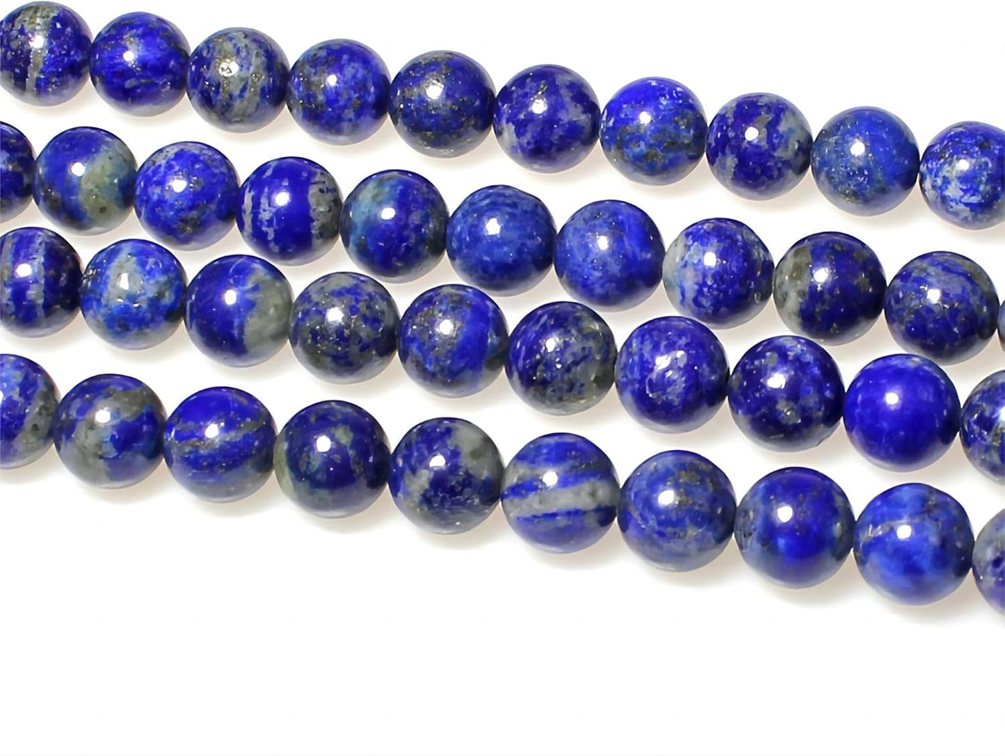 Natural Lapis Lazuli Gemstone Loose Beads round 8Mm Energy Stone Healing Power for Jewelry Making