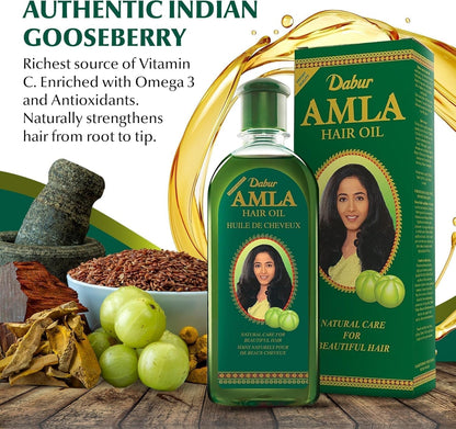 Amla Hair Oil - Nourishing Indian Oil for Men & Women, for Healthy, Moisturized Hair and Scalp (300Ml)