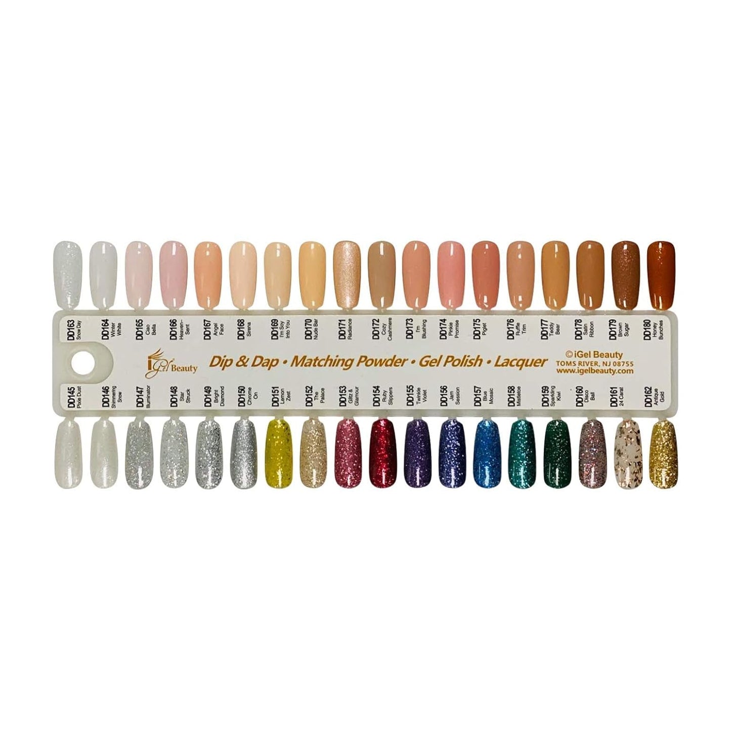 Igel - 100% Pure Gel Nail Polish - Dip & Dap Collection (DD242 - Black Pearl)