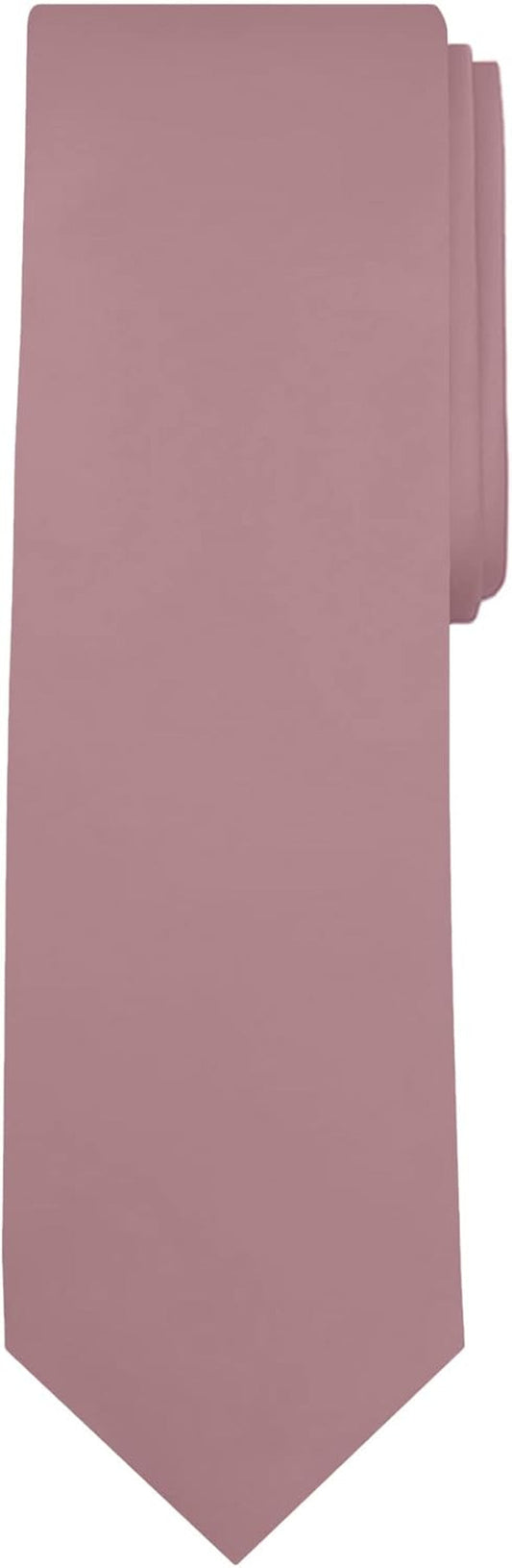Men'S Extra Long Solid Color Tie - WORLD TIME VISITS