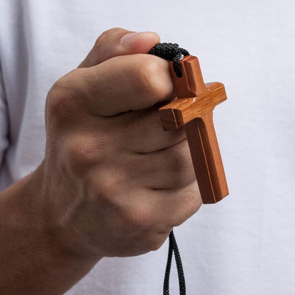 Wood Cross on Cord - Made in Brazil