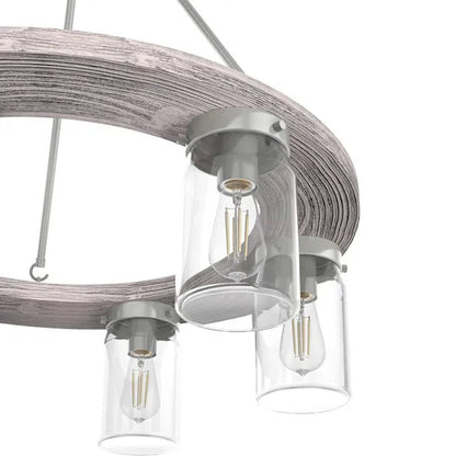Hunter Fan Company Devon Park 6 Bulb Hanging Chandelier Indoor Light Fixture