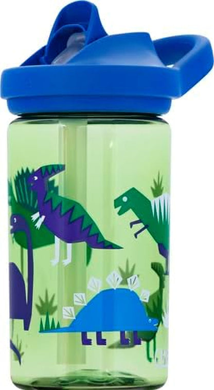 Eddy+ Kids Bpa-Free Water Bottle with Straw, 14Oz, Green, Model Number: 2282301040