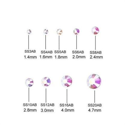 SS6-SS30 High Quality  Hotfix Rhinestone Hot fix Diamond Iron On Rhinestones for DIY
