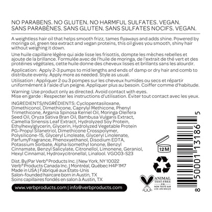 Ghost Oil – Vegan Weightless Hair Oil – Lightweight Hair Oil – Revitalizing Hair Treatment Oil Nourishes and Promotes Shiny Hair – No Paraben or Harmful Sulfates