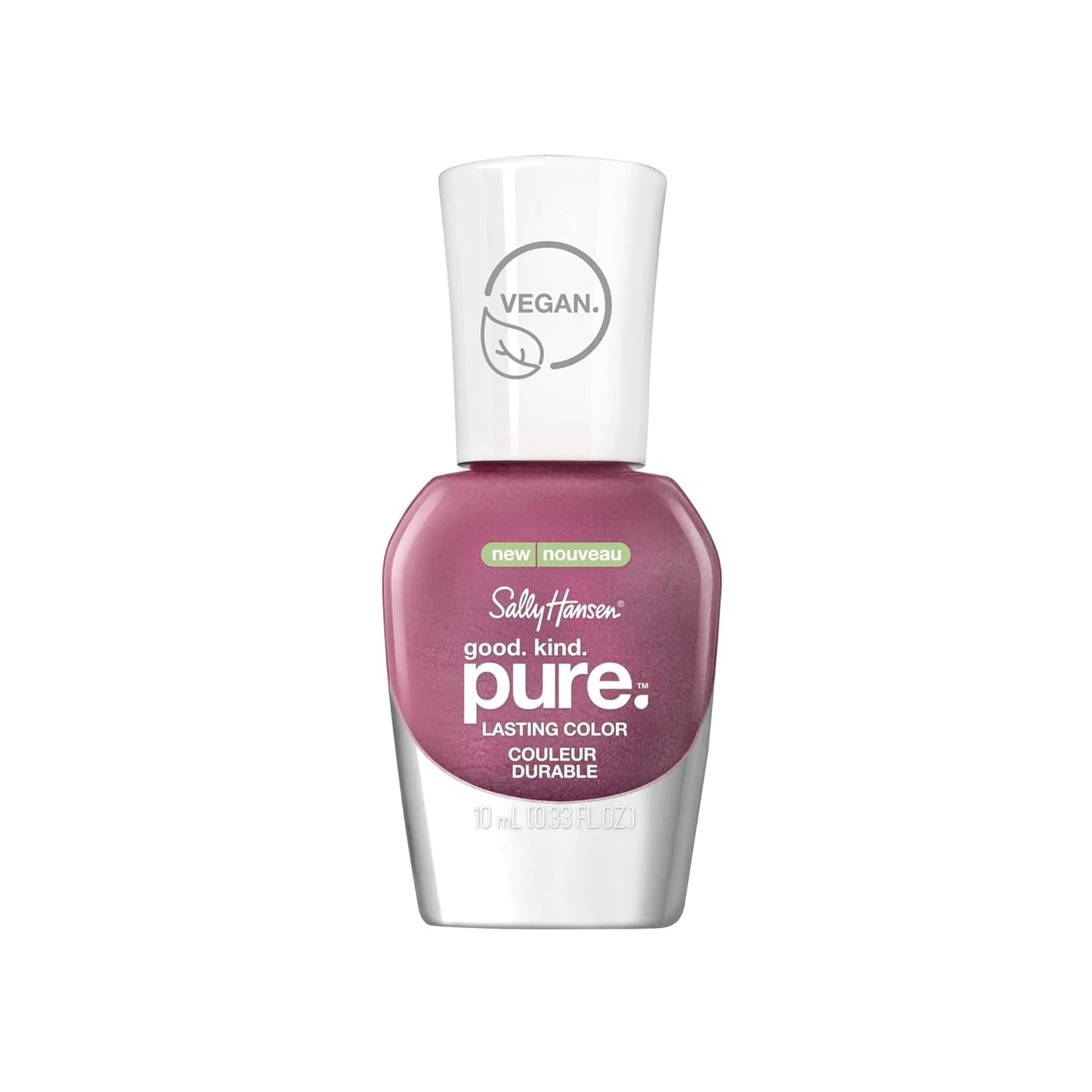 Good.Kind.Pure Nail Polish, Frosted Amethyst, Pack of 1, Packaging May Vary