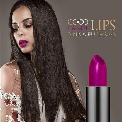 Coco La Rue Creamy Velvet Lipstick Lustrous Mauve Lipstick, High-Shine Plumping Lip Balm, Hydrating Lip Color (CLR-C 375 Vixen)