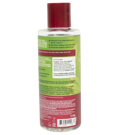 Olive Oil Heat Protection Hair Serum Infused with Coconut Oil for Restorative Shine - 6 Ounces (Pack of 1)