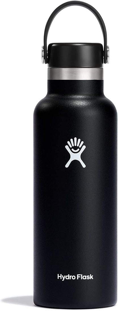 Stainless Steel Standard Mouth Water Bottle with Flex Cap and Double-Wall Vacuum Insulation - WORLD TIME VISITS
