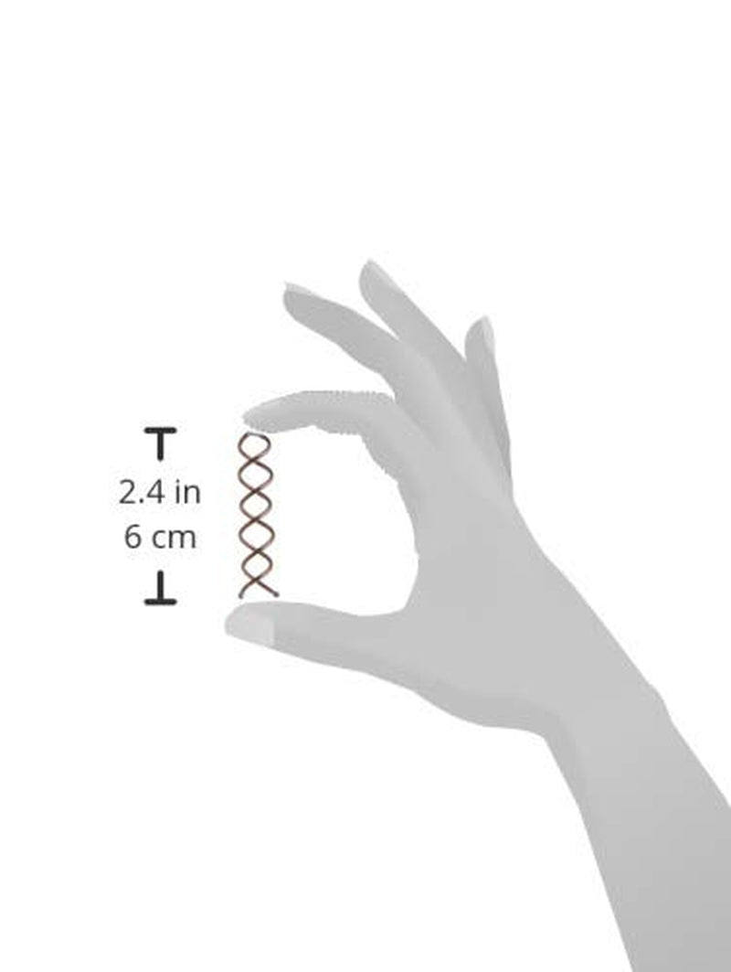 Hair Spin Pin, 2 Count - Mini Corkscrew Hair Pins for Fast Bun Provides All-Day Hold - Easy and Quick to Use - Pain-Free Hair Accessories for Women, Men, Boys, and Girls