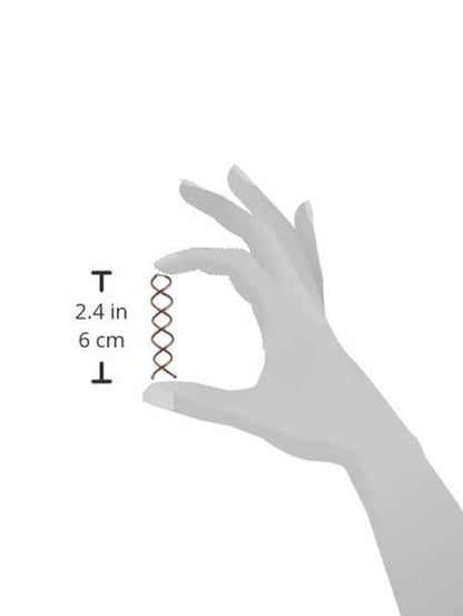 Hair Spin Pin, 2 Count - Mini Corkscrew Hair Pins for Fast Bun Provides All-Day Hold - Easy and Quick to Use - Pain-Free Hair Accessories for Women, Men, Boys, and Girls