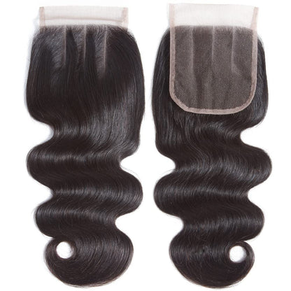 Body Wave Human Hair Bundles (24/26/28+20Inch, Bundles +Three Part Closure)…