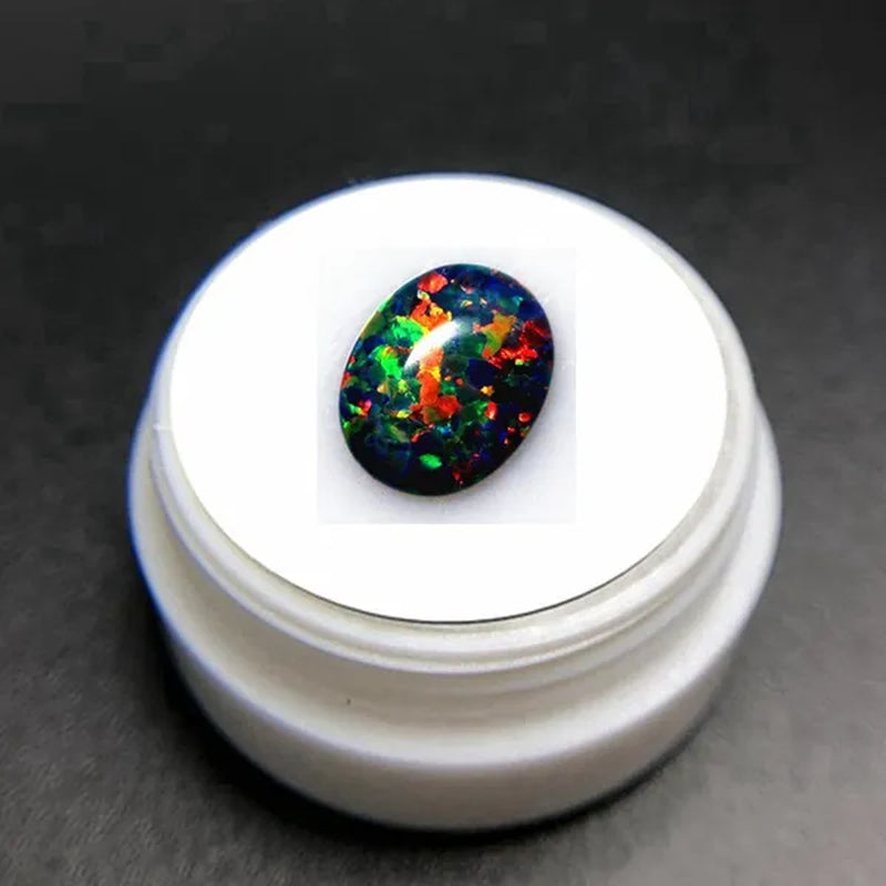 Brilliant MIX OPAL Gem OVAL Cabochon Cut 7X9mm AAAAA VVS Loose Gemstone Jewelry Making Ring