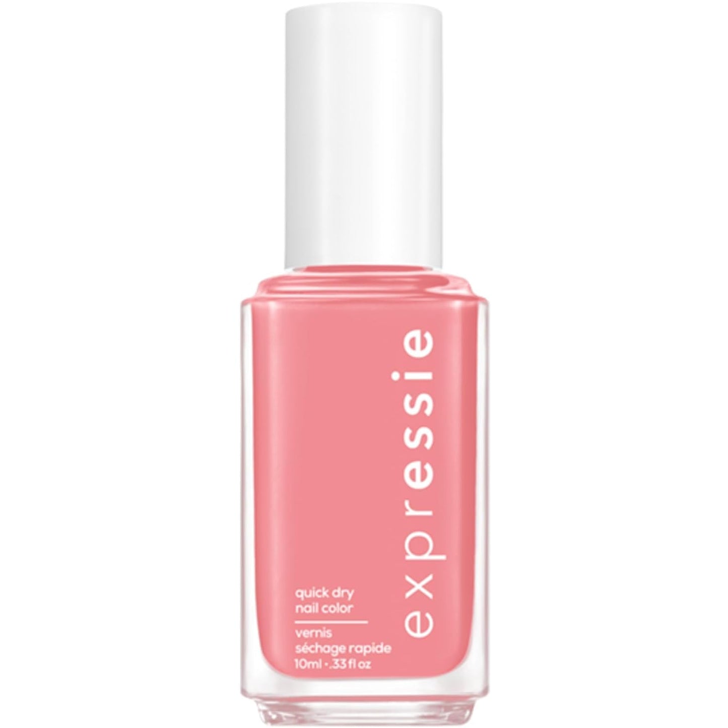 Expr Nail Polish, Quick-Dry Rose Pink Nail Polish, Vegan, Second Hand, First Love, 0.33 Fl Oz