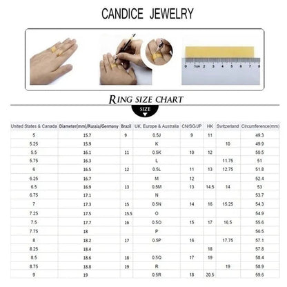 CANDICE High Quality White Gold Plated Micro Inlaid Rose Red AAA CZ Crystal 3D Big Flower Exaggerated Cocktail Party Ring for Women Costume Jewelry