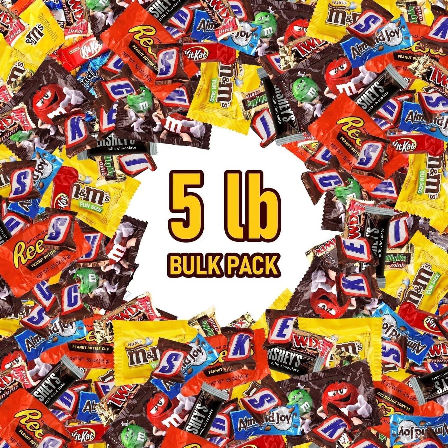 Candy Variety Pack – 5 Lb Bulk Candy – Stunning Snacks Variety Pack – Bulk Candy Individually Wrapped - WORLD TIME VISITS