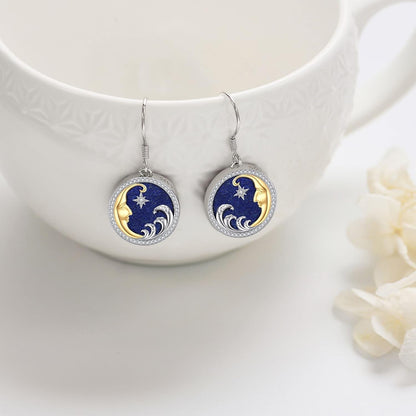 Capybara/Moon/Dinosaur/Cow/Butterfly/Jellyfish/Chcken/Dice/Star/Duck Dangle Earrings for Women Sterling Silver Cute Funny Drop Earrings Birthday/Christmar Gifts for Daughter/Sister/Granddaughter