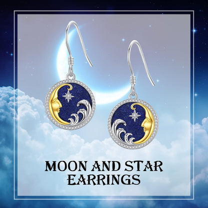 Capybara/Moon/Dinosaur/Cow/Butterfly/Jellyfish/Chcken/Dice/Star/Duck Dangle Earrings for Women Sterling Silver Cute Funny Drop Earrings Birthday/Christmar Gifts for Daughter/Sister/Granddaughter