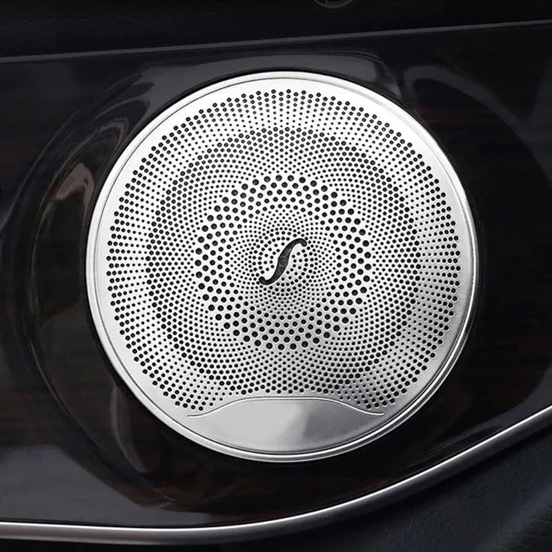 Car Audio Speaker Cover Trim Door Loudspeaker Cover Trim Car Accessories Interior for Mercedes Benz E/C/GLC Class W213 W205 X253 - WORLD TIME VISITS