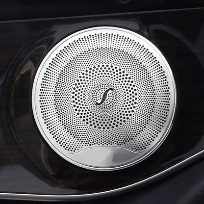 Car Audio Speaker Cover Trim Door Loudspeaker Cover Trim Car Accessories Interior for Mercedes Benz E/C/GLC Class W213 W205 X253 - WORLD TIME VISITS