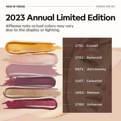 Cat Eye Gel Nail Polish Set 6 Colors, Glitter Nude Shiny Champagne Burgundy Gold Magnetic Effect Sparkle Stunning Home Nail Art Gel Kit Gift - WORLD TIME VISITS