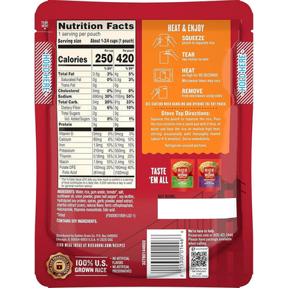 Heat Eat Spanish Rice Oz Packet, 8.8 Ounce