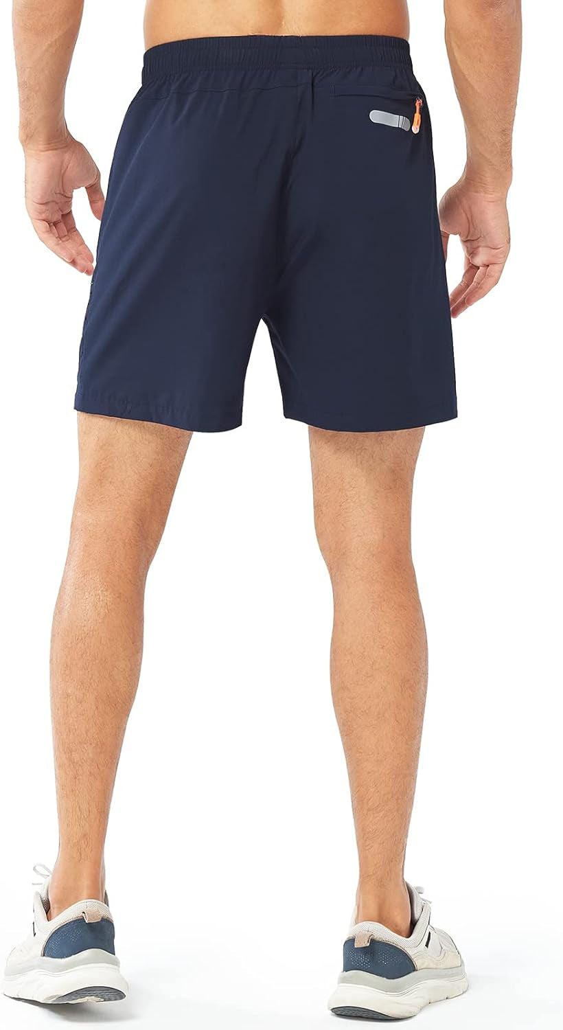 Men'S Athletic Running Shorts Quick Dry Workout Shorts 7"/ 5"/ 9" Lightweight Sports Gym Basketball Shorts Hiking