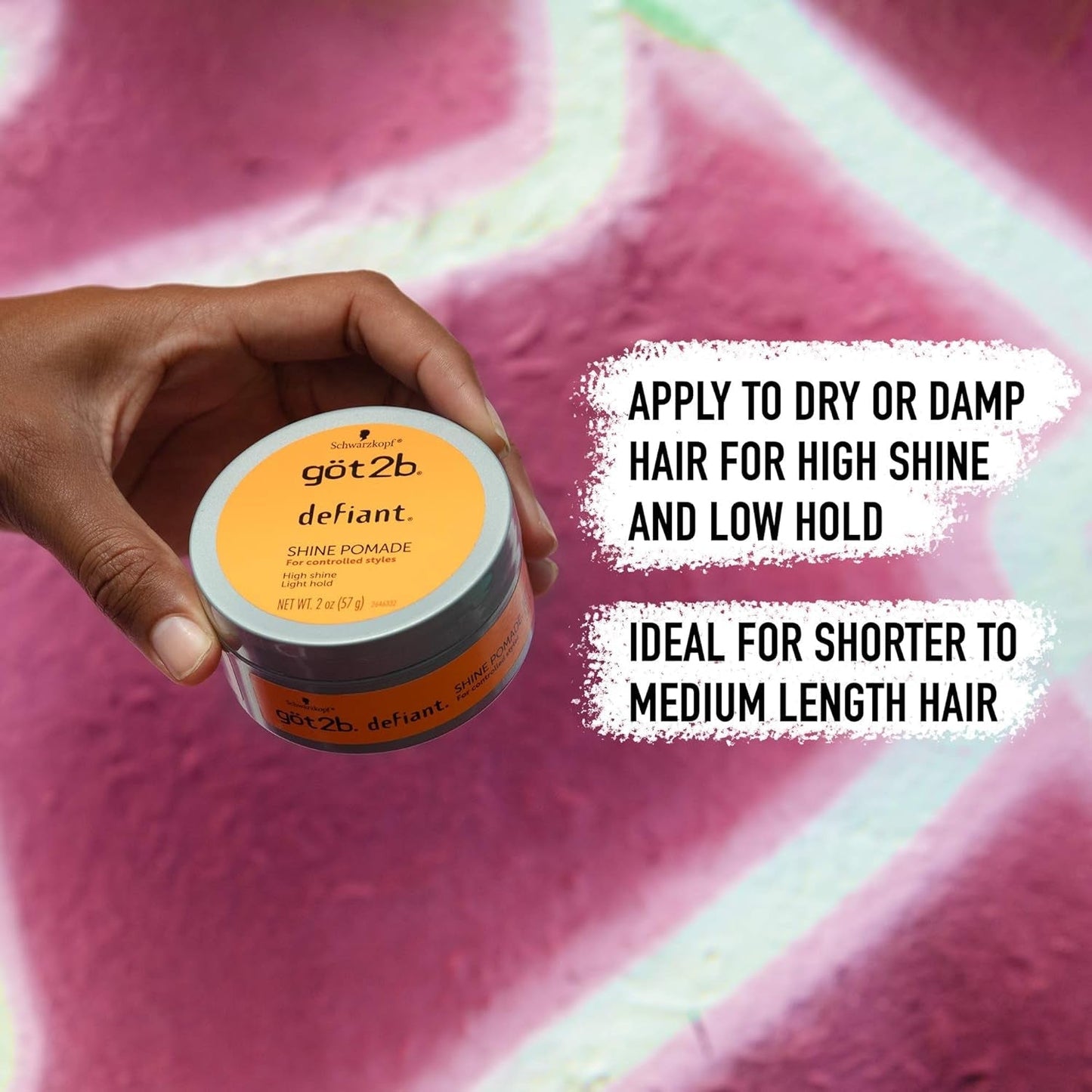 Defiant Shine Pomade, 2 Oz