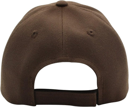 Baseball Cap Men Women - Classic Adjustable Plain Hat