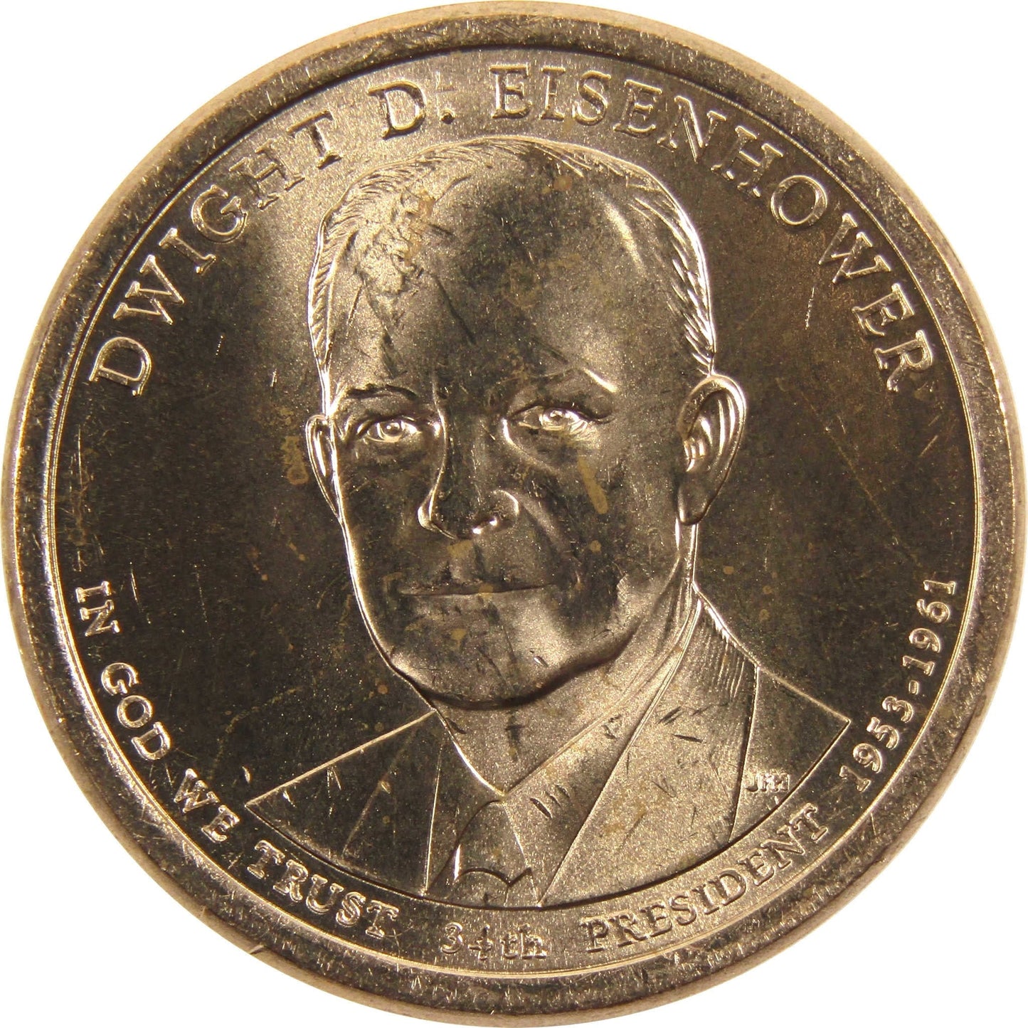 2015 P Dwight D Eisenhower Presidential Dollar BU Uncirculated $1 Coin Master Coins