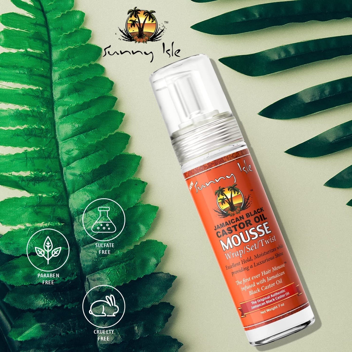 Jamaican Black Castor Oil Mousse Wrap Set Twist 7Oz | Excellent Hold, Luxurious Shine | Moisturizes with Frizz Control